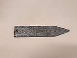 Tsin-Ce'nr (reproduction), Telfos, Wood, specular iron ore, wax, Turquoise?, Native American (Navaho)